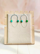 Dahlia Chain Hoop Earrings-Earrings-Krush Kandy, Women's Online Fashion Boutique Located in Phoenix, Arizona (Scottsdale Area)