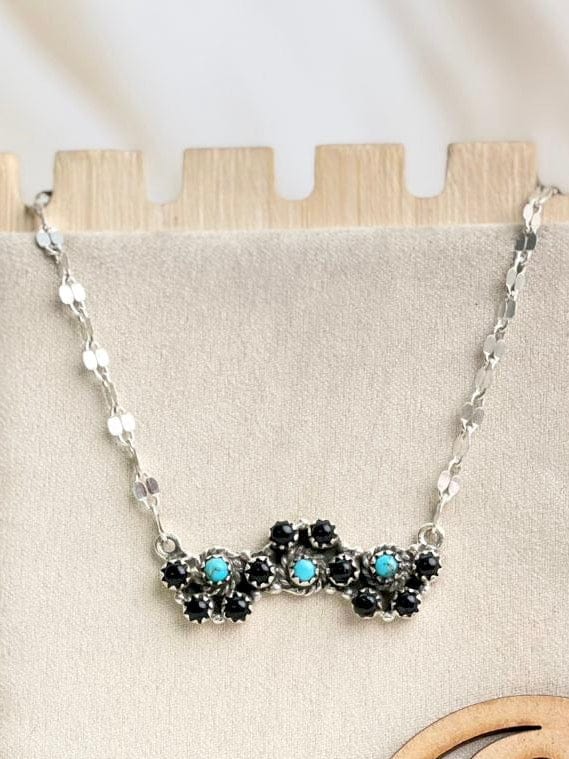 Blooming Flower Bar Necklace-Necklaces-Krush Kandy, Women's Online Fashion Boutique Located in Phoenix, Arizona (Scottsdale Area)