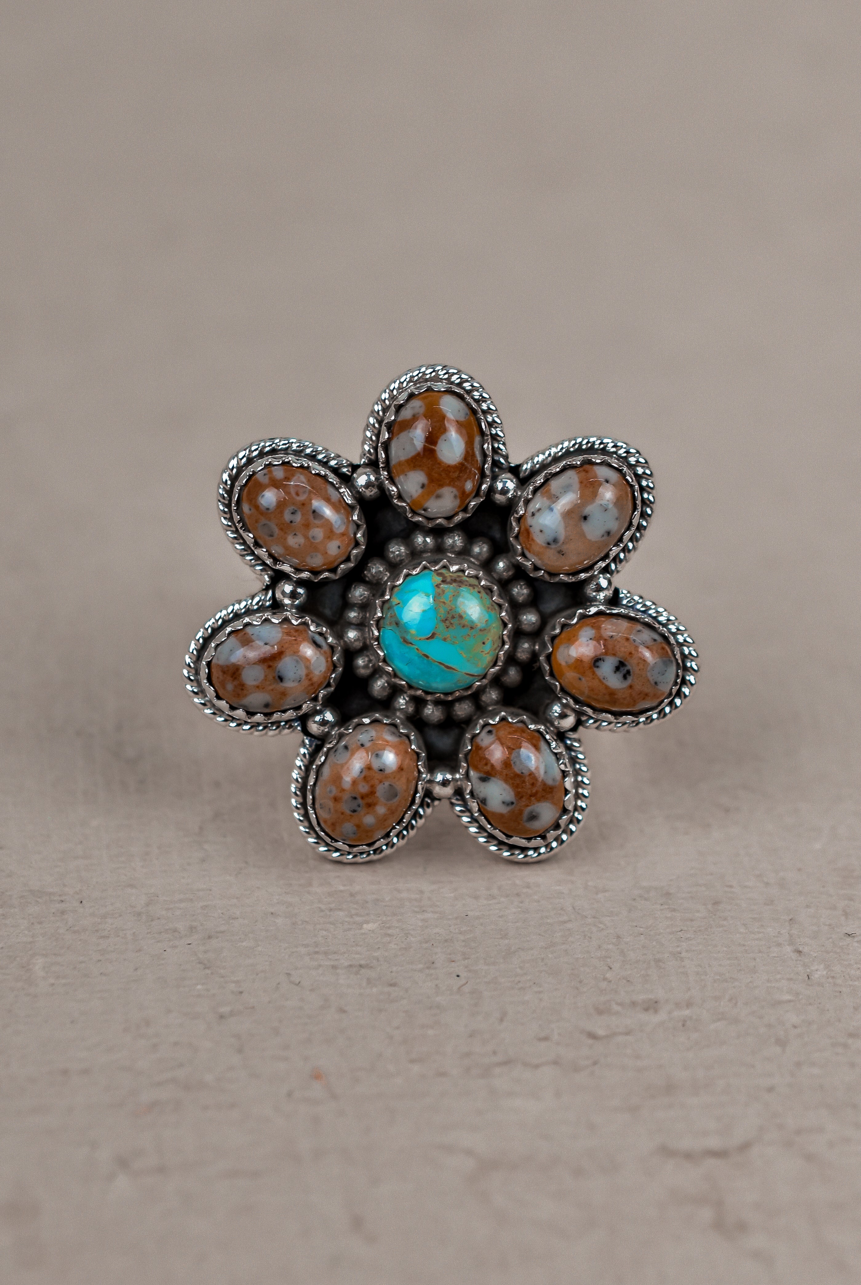 Bambi With Turquoise Ring-Rings-Krush Kandy, Women's Online Fashion Boutique Located in Phoenix, Arizona (Scottsdale Area)