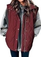 Lux Quilted Puffer Vest-Jackets-Krush Kandy, Women's Online Fashion Boutique Located in Phoenix, Arizona (Scottsdale Area)