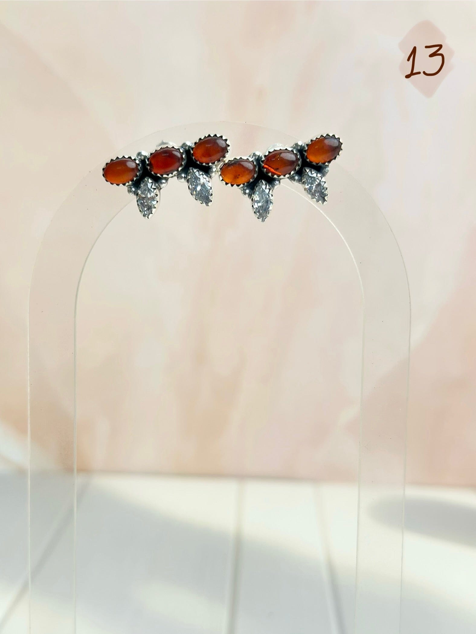Amber, Turquoise & Crystals Mixed Earrings-Earrings-Krush Kandy, Women's Online Fashion Boutique Located in Phoenix, Arizona (Scottsdale Area)