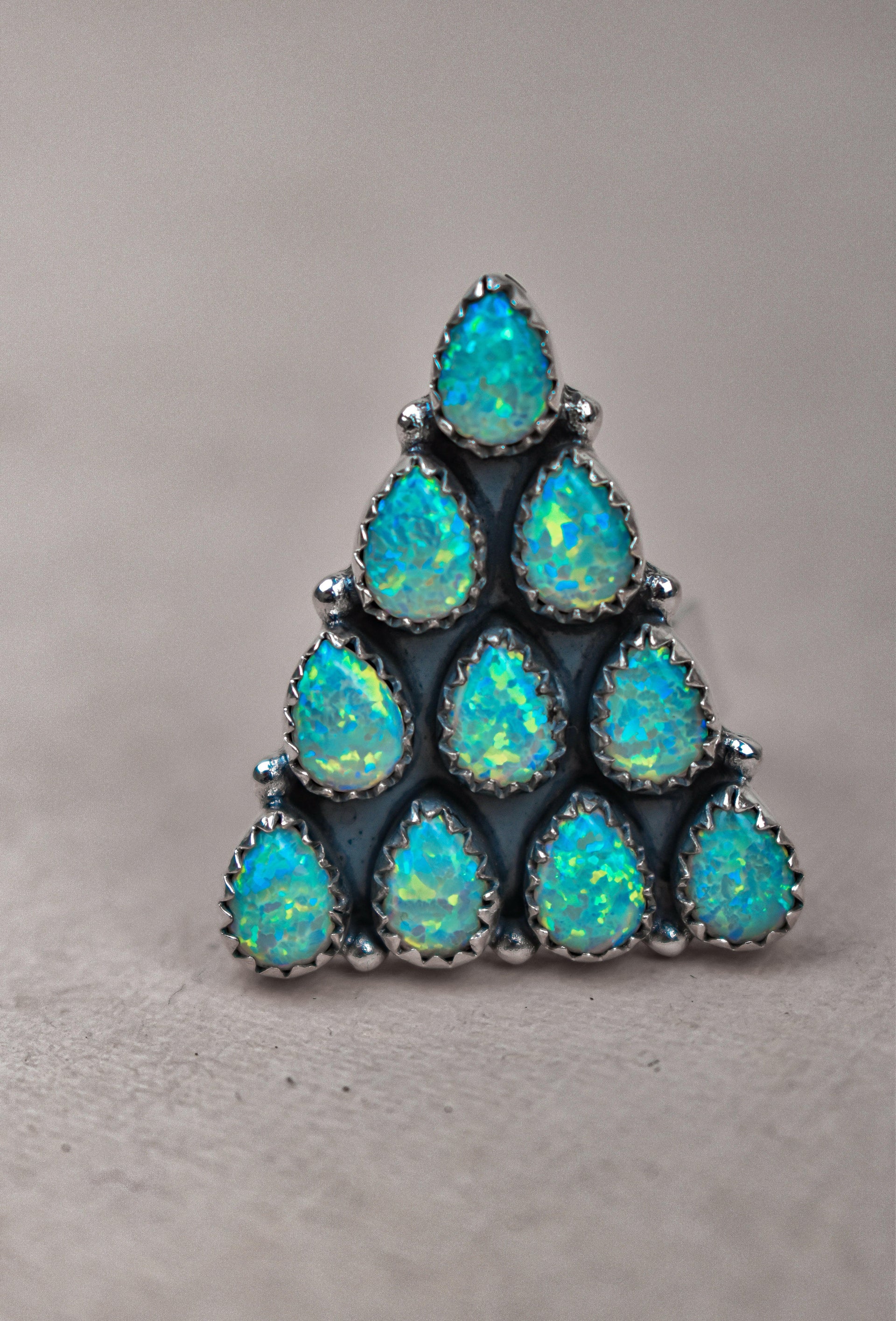 Pyramid Prism Gemstone Ring-Cluster Rings-Krush Kandy, Women's Online Fashion Boutique Located in Phoenix, Arizona (Scottsdale Area)