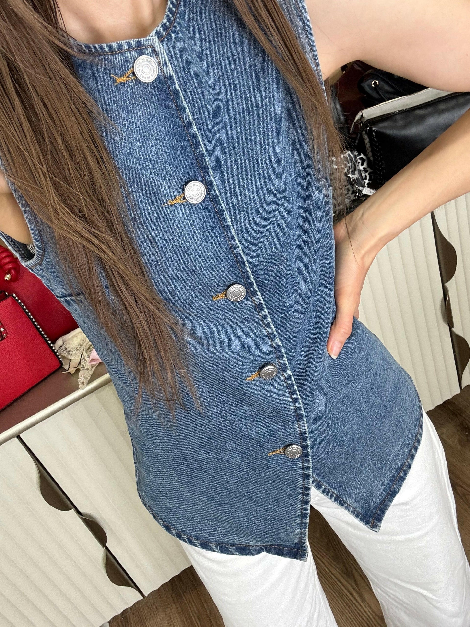 Desert Dune Button Up Vest-Vests-Krush Kandy, Women's Online Fashion Boutique Located in Phoenix, Arizona (Scottsdale Area)