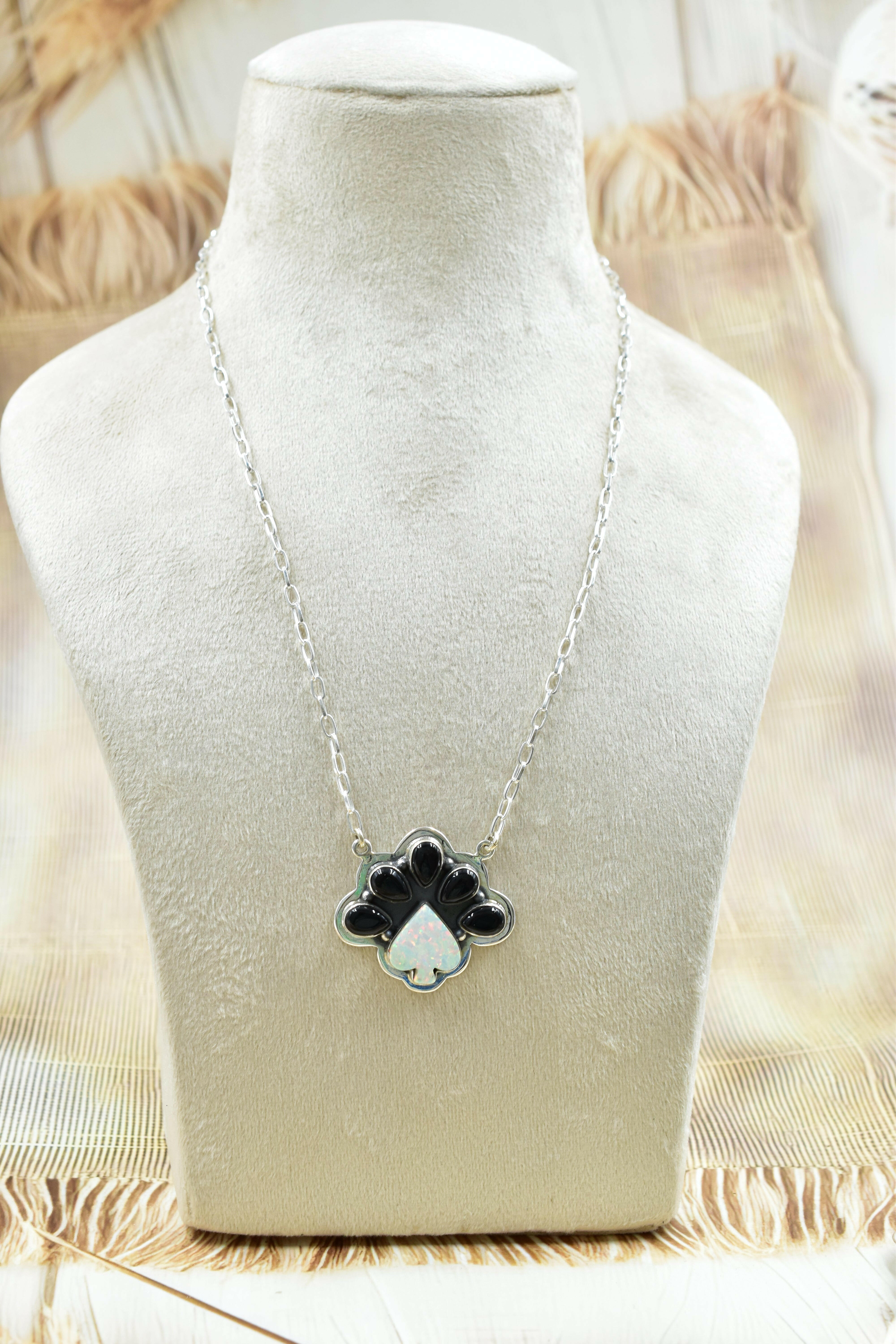 Into The Wild Spade Stone Cluster Necklaces-Necklaces-Krush Kandy, Women's Online Fashion Boutique Located in Phoenix, Arizona (Scottsdale Area)