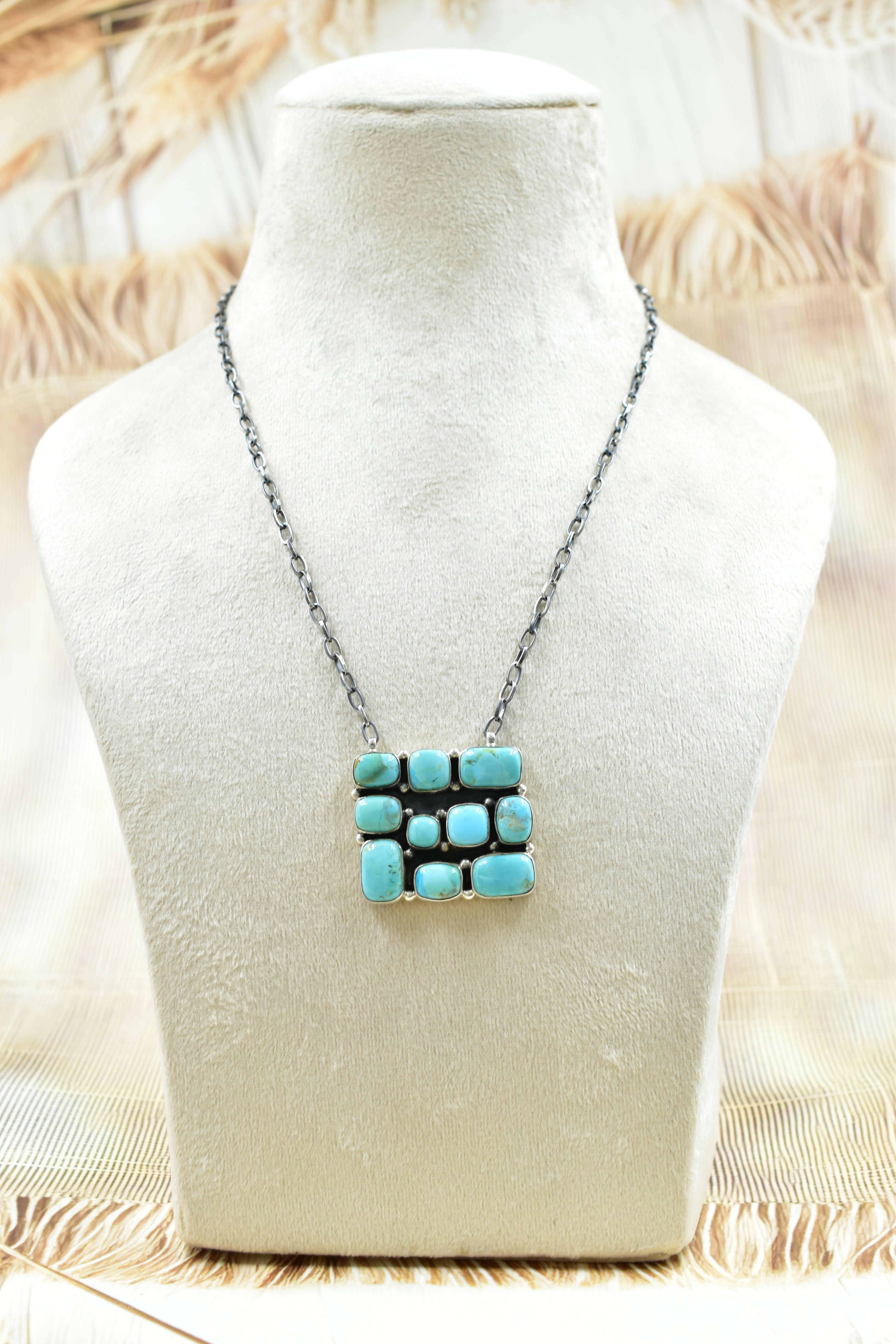 Kandy Bar Stone Cluster Necklaces-Necklaces-Krush Kandy, Women's Online Fashion Boutique Located in Phoenix, Arizona (Scottsdale Area)