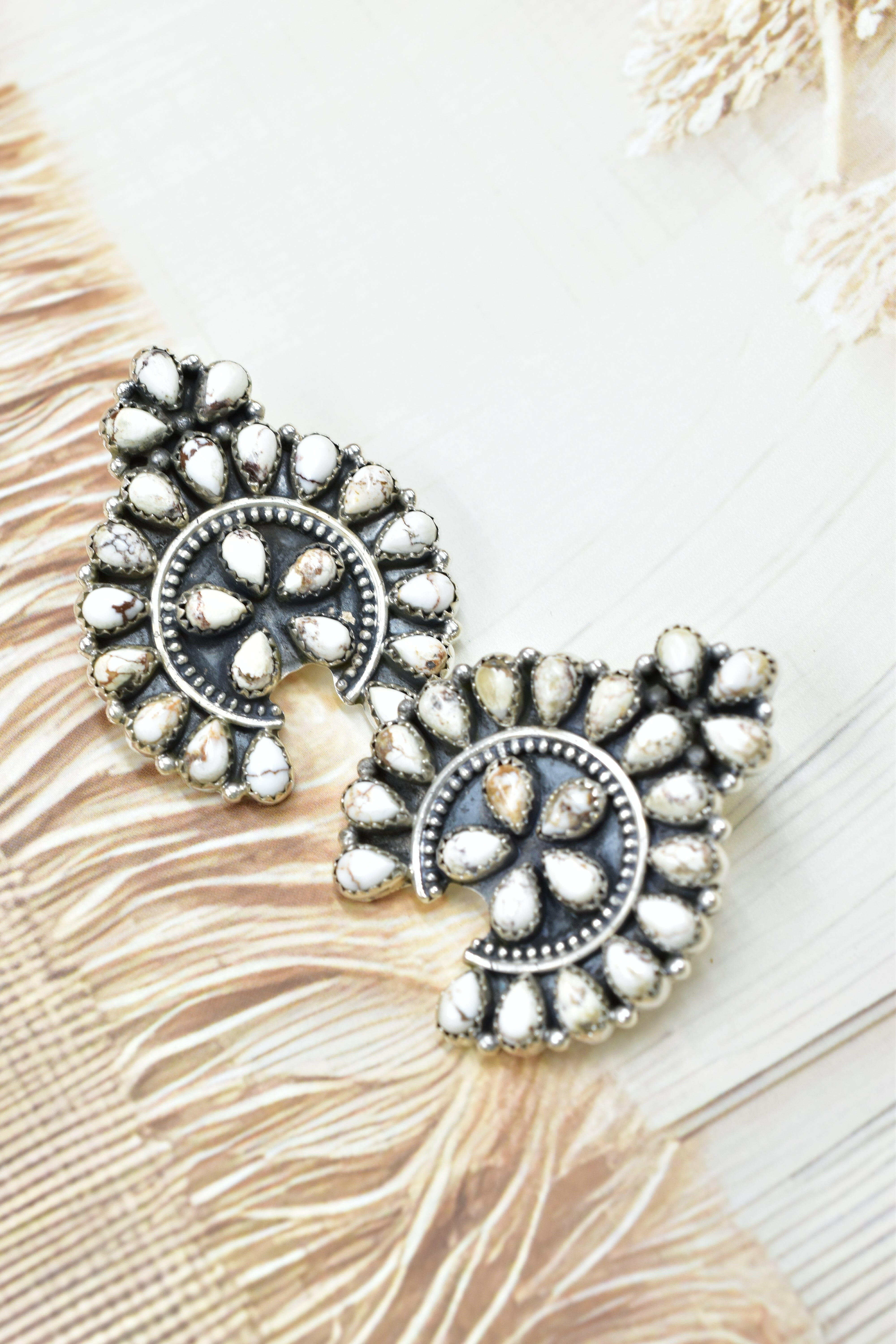 Crowned Concho Stud Earrings-Earrings-Krush Kandy, Women's Online Fashion Boutique Located in Phoenix, Arizona (Scottsdale Area)