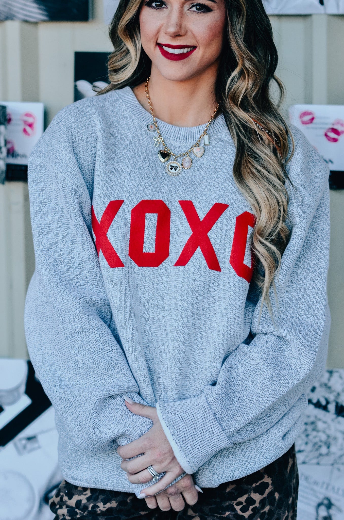 XOXO Puff Knit Sweater-Krush Kandy, Women's Online Fashion Boutique Located in Phoenix, Arizona (Scottsdale Area)