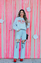 Too Busy For Boys Sweatshirt-Krush Kandy, Women's Online Fashion Boutique Located in Phoenix, Arizona (Scottsdale Area)