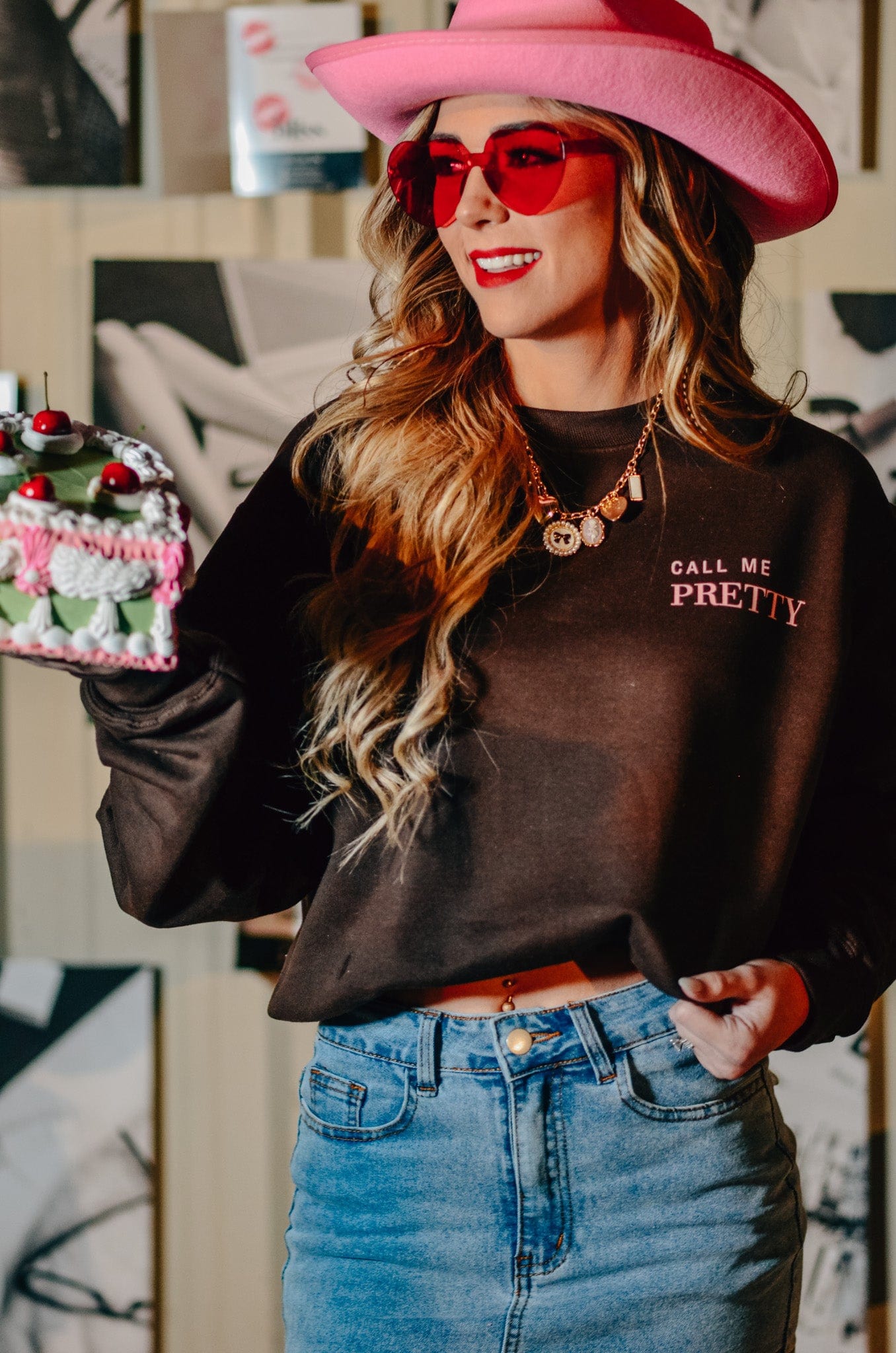 Call Me Pretty & Feed Me Tacos Sweatshirt-Krush Kandy, Women's Online Fashion Boutique Located in Phoenix, Arizona (Scottsdale Area)