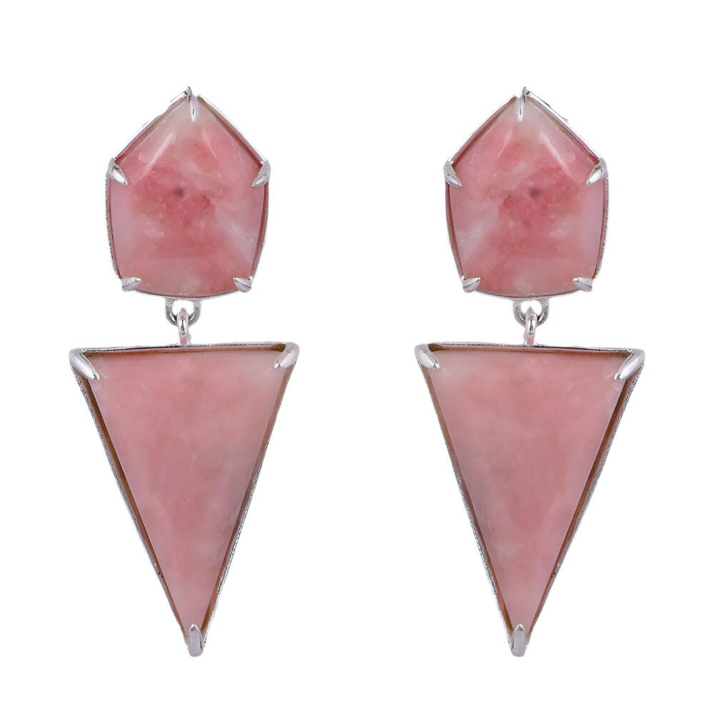 Coastal Dreamer Stone Slab Earrings-Earrings-Krush Kandy, Women's Online Fashion Boutique Located in Phoenix, Arizona (Scottsdale Area)