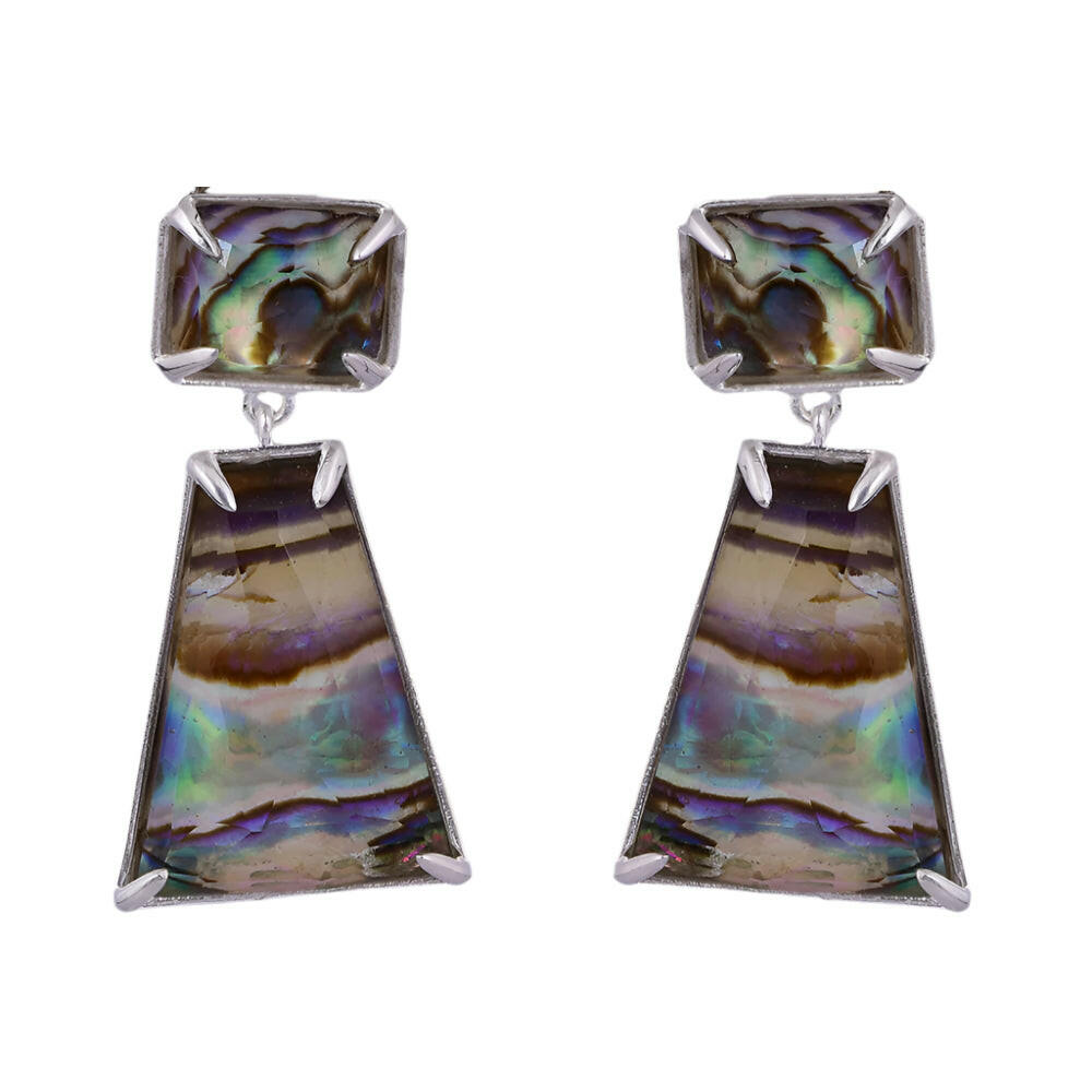 Serenity's Stone Slab Earrings-Earrings-Krush Kandy, Women's Online Fashion Boutique Located in Phoenix, Arizona (Scottsdale Area)