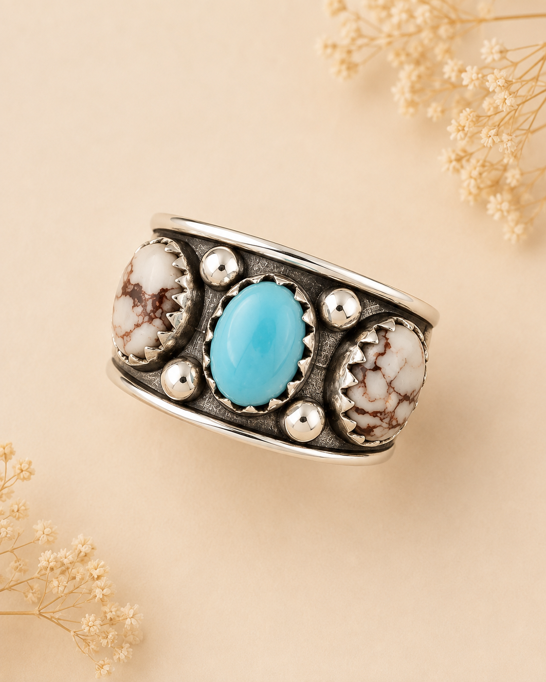 Desert Harmony Three Stone Band RingR.png