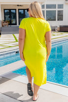Dolman Sleeve Maxi Dress in Neon Yellow-Dresses-Krush Kandy, Women's Online Fashion Boutique Located in Phoenix, Arizona (Scottsdale Area)