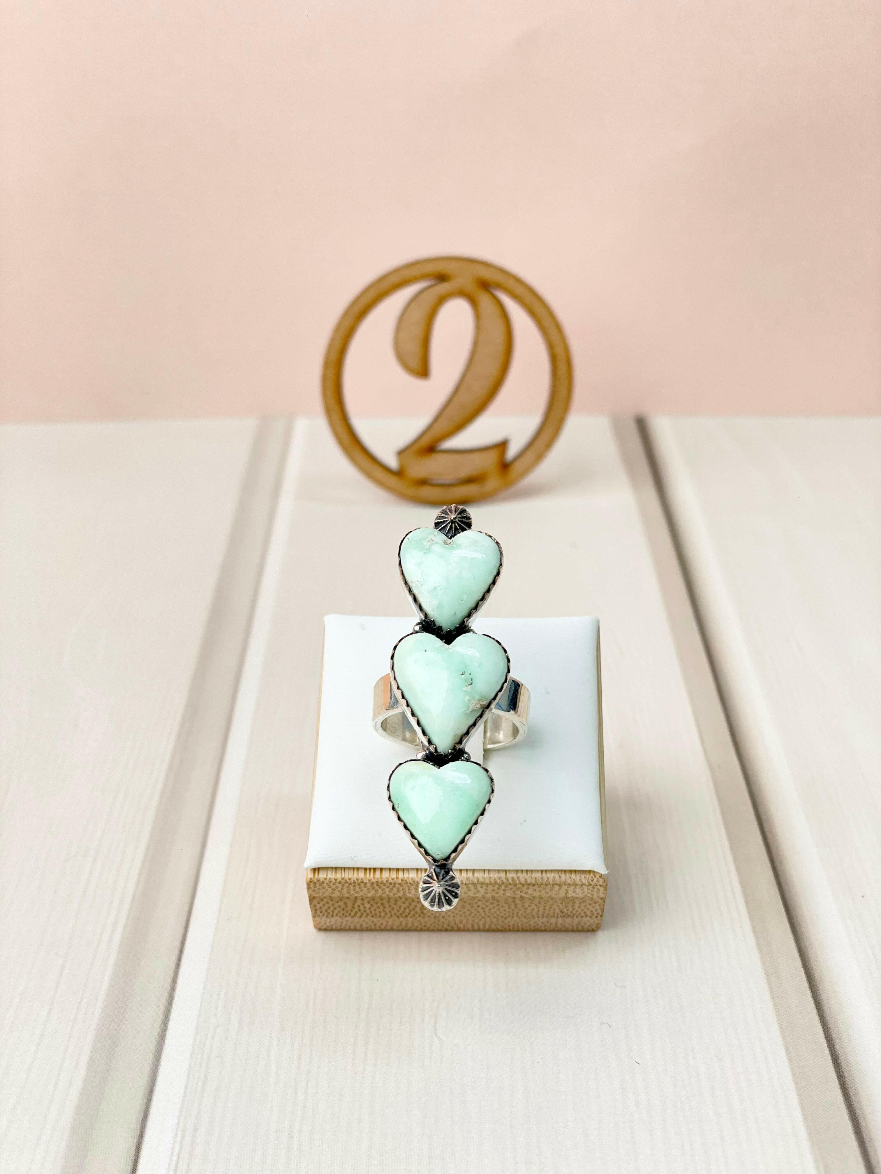 Paloma 3 Stone Crawler Rings-Rings-Krush Kandy, Women's Online Fashion Boutique Located in Phoenix, Arizona (Scottsdale Area)