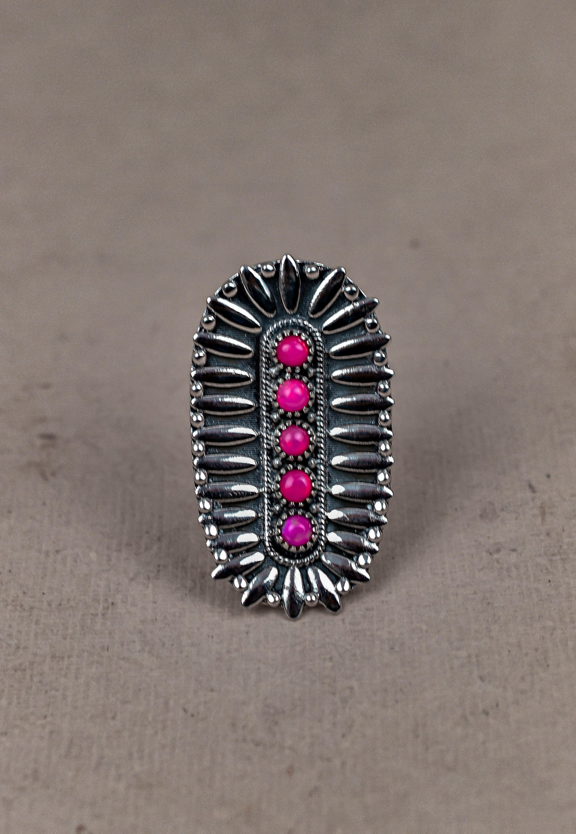 Sterling Silver Jeweled Fossil Crawler Ring-Crawler Rings-Krush Kandy, Women's Online Fashion Boutique Located in Phoenix, Arizona (Scottsdale Area)