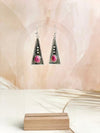 Boho Stamped Triangle Multi Earrings-Earrings-Krush Kandy, Women's Online Fashion Boutique Located in Phoenix, Arizona (Scottsdale Area)