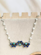 Blooming Flower Bar Necklace-Necklaces-Krush Kandy, Women's Online Fashion Boutique Located in Phoenix, Arizona (Scottsdale Area)