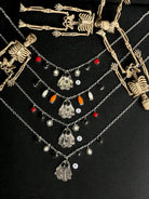 Ghost Charm Necklaces-Necklaces-Krush Kandy, Women's Online Fashion Boutique Located in Phoenix, Arizona (Scottsdale Area)