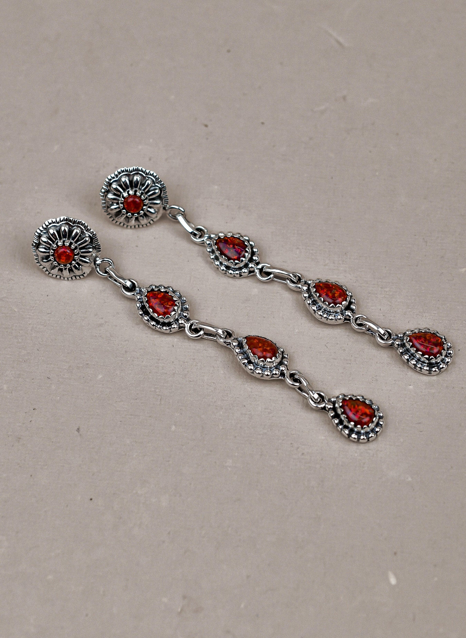 Sterling Silver Tear Drop Earrings-Drop Earrings-Krush Kandy, Women's Online Fashion Boutique Located in Phoenix, Arizona (Scottsdale Area)