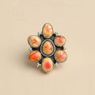 Desert Jasper Multi Cluster Rings-Rings-Krush Kandy, Women's Online Fashion Boutique Located in Phoenix, Arizona (Scottsdale Area)