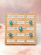 Stamped Sterling Silver Duo Stone Ring-Rings-Krush Kandy, Women's Online Fashion Boutique Located in Phoenix, Arizona (Scottsdale Area)