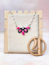 Desert Jasper Half Flower Necklace-Necklaces-Krush Kandy, Women's Online Fashion Boutique Located in Phoenix, Arizona (Scottsdale Area)