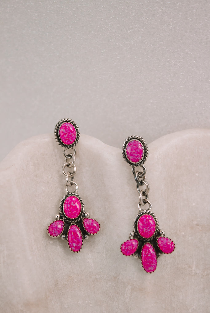 Dangle Cloved Chain Earrings-Drop Earrings-Krush Kandy, Women's Online Fashion Boutique Located in Phoenix, Arizona (Scottsdale Area)