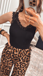 LUXE Lace Detailed Tank Top-Tanks-Krush Kandy, Women's Online Fashion Boutique Located in Phoenix, Arizona (Scottsdale Area)