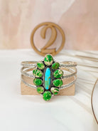 Sterling Stamped Cluster Cuffs-Bracelets-Krush Kandy, Women's Online Fashion Boutique Located in Phoenix, Arizona (Scottsdale Area)