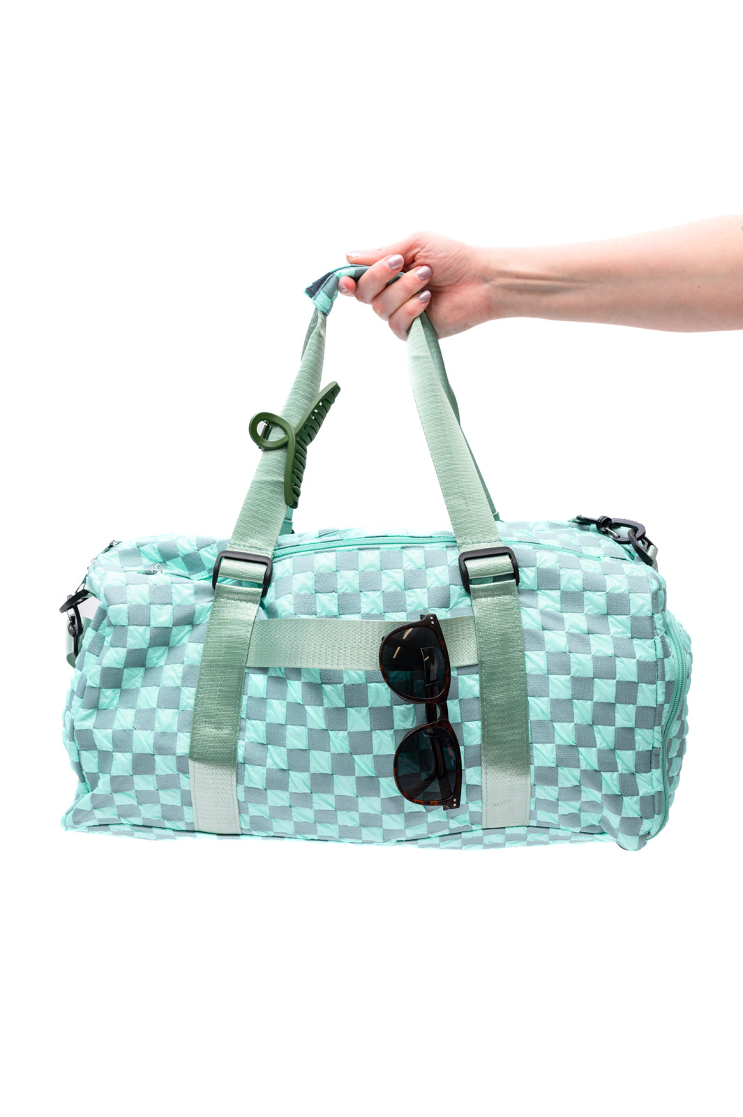 Elevate Travel Duffle in Teal-Purses & Bags-Krush Kandy, Women's Online Fashion Boutique Located in Phoenix, Arizona (Scottsdale Area)
