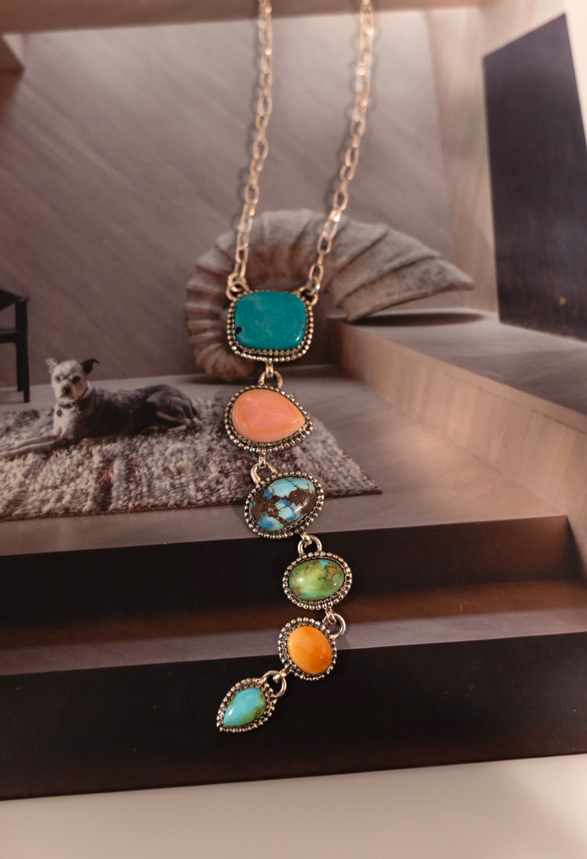 Elite Baddie Desert Sunset Stone Necklace | Krush Kandyd.jpeg