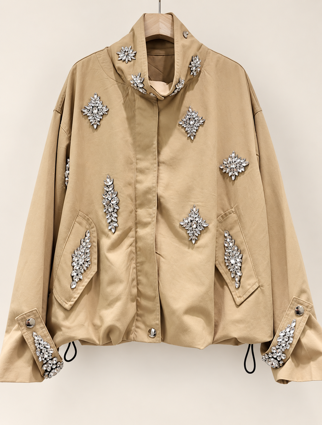 Embellished Beige Rhinestone Jacket.png