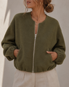 Everyday Luxe Bomber Jacket