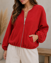 Everyday Luxe Bomber Jacket