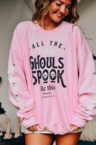 All The Pretty Ghouls Sweatshirt-Krush Kandy, Women's Online Fashion Boutique Located in Phoenix, Arizona (Scottsdale Area)