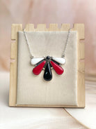 Halloween Necklace Rosarita & Black Onyx sno 9-Necklaces-Krush Kandy, Women's Online Fashion Boutique Located in Phoenix, Arizona (Scottsdale Area)