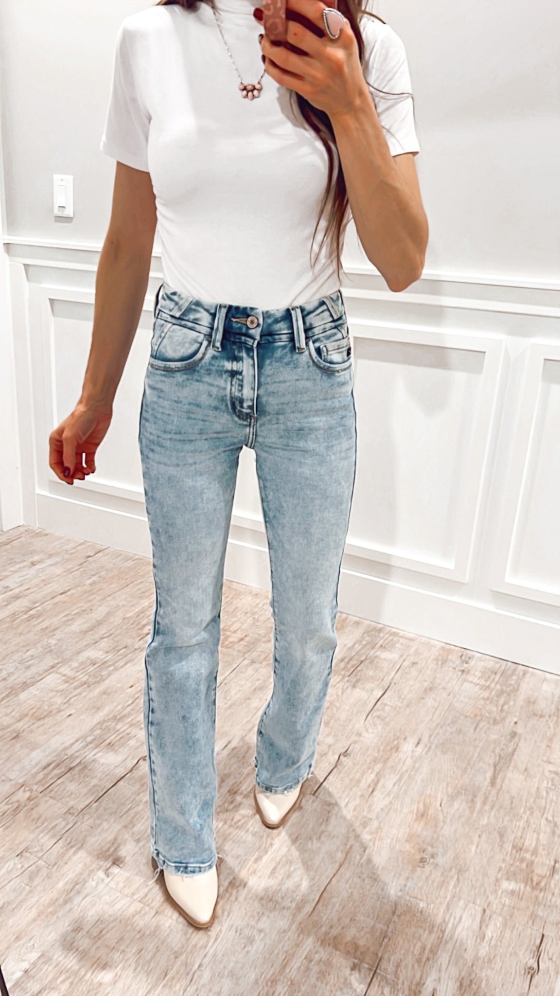 Strut Your Stuff High Rise Kancan Flare Jeans-Jeans-Krush Kandy, Women's Online Fashion Boutique Located in Phoenix, Arizona (Scottsdale Area)