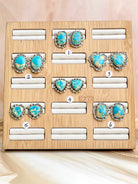 Desert Jasper Slab Stud Earrings-Earrings-Krush Kandy, Women's Online Fashion Boutique Located in Phoenix, Arizona (Scottsdale Area)