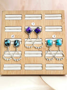 Multi Stone Pear Hoop Earrings sno 15-Earrings-Krush Kandy, Women's Online Fashion Boutique Located in Phoenix, Arizona (Scottsdale Area)