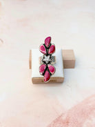 Desert Jasper Petal & Star Crawler Ring-Rings-Krush Kandy, Women's Online Fashion Boutique Located in Phoenix, Arizona (Scottsdale Area)