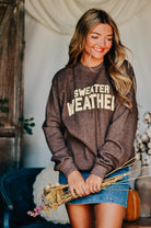 Sweater Weather Knit Sweatshirt-Krush Kandy, Women's Online Fashion Boutique Located in Phoenix, Arizona (Scottsdale Area)