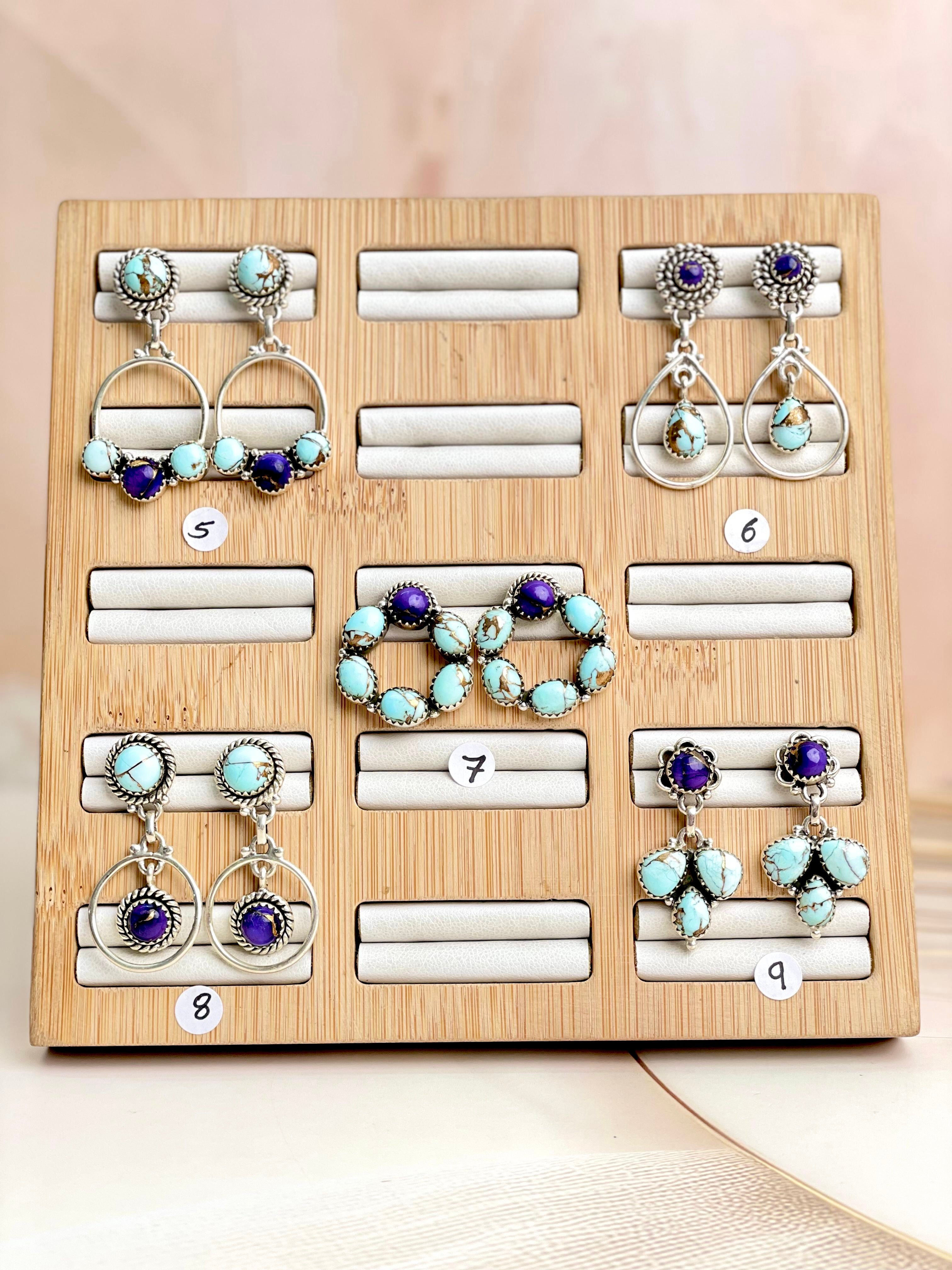 Perfect Touch Berry Dahlia Earrings-Earrings-Krush Kandy, Women's Online Fashion Boutique Located in Phoenix, Arizona (Scottsdale Area)