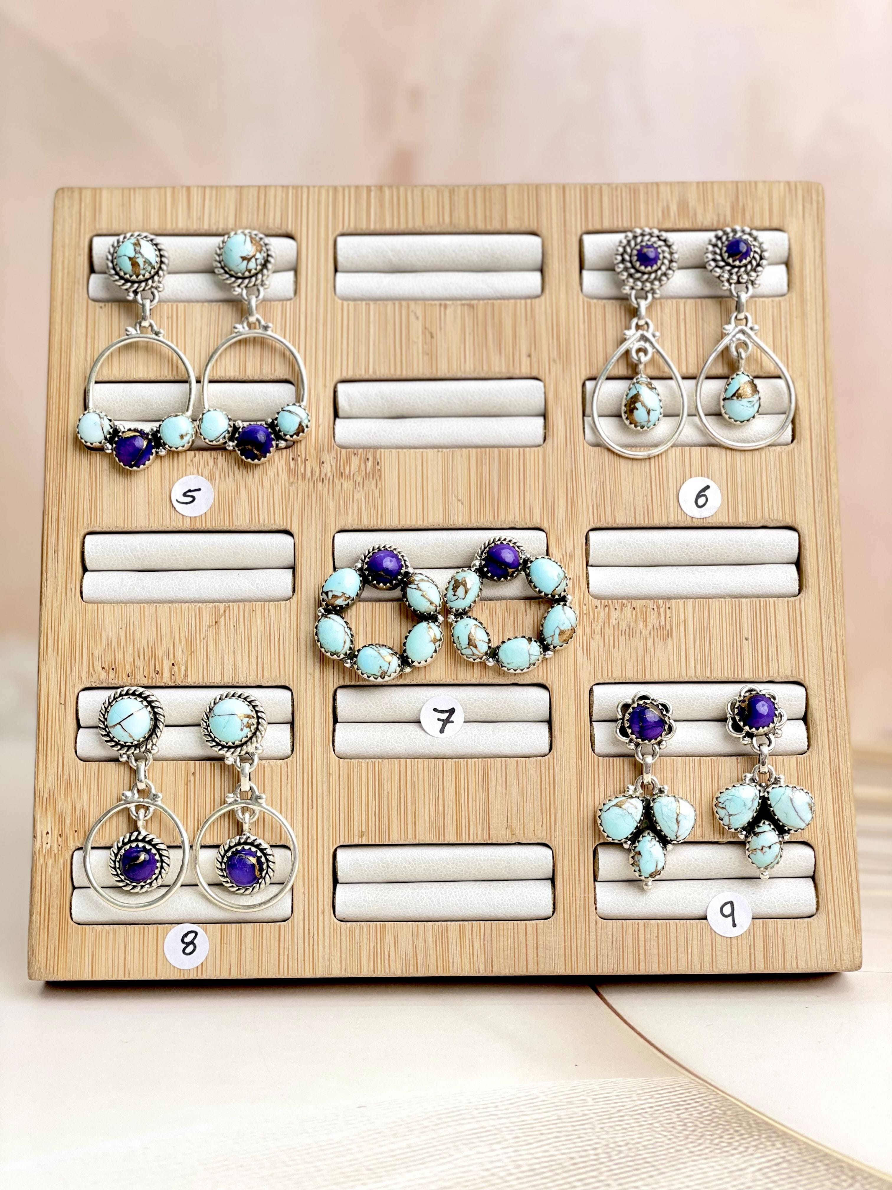 Perfect Touch Berry Dahlia Earrings-Earrings-Krush Kandy, Women's Online Fashion Boutique Located in Phoenix, Arizona (Scottsdale Area)