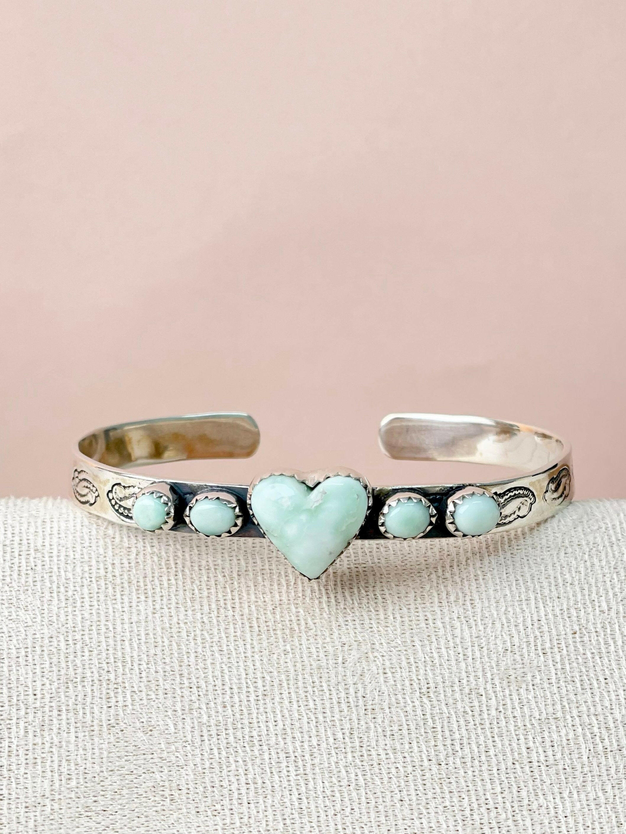 Paloma Heart Cuffs-Bracelets-Krush Kandy, Women's Online Fashion Boutique Located in Phoenix, Arizona (Scottsdale Area)