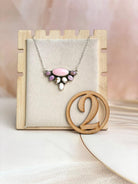 Multi Conch Half Daisy Necklace-Necklaces-Krush Kandy, Women's Online Fashion Boutique Located in Phoenix, Arizona (Scottsdale Area)