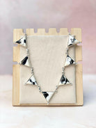 Tiffany's Triangle Necklace-Necklaces-Krush Kandy, Women's Online Fashion Boutique Located in Phoenix, Arizona (Scottsdale Area)