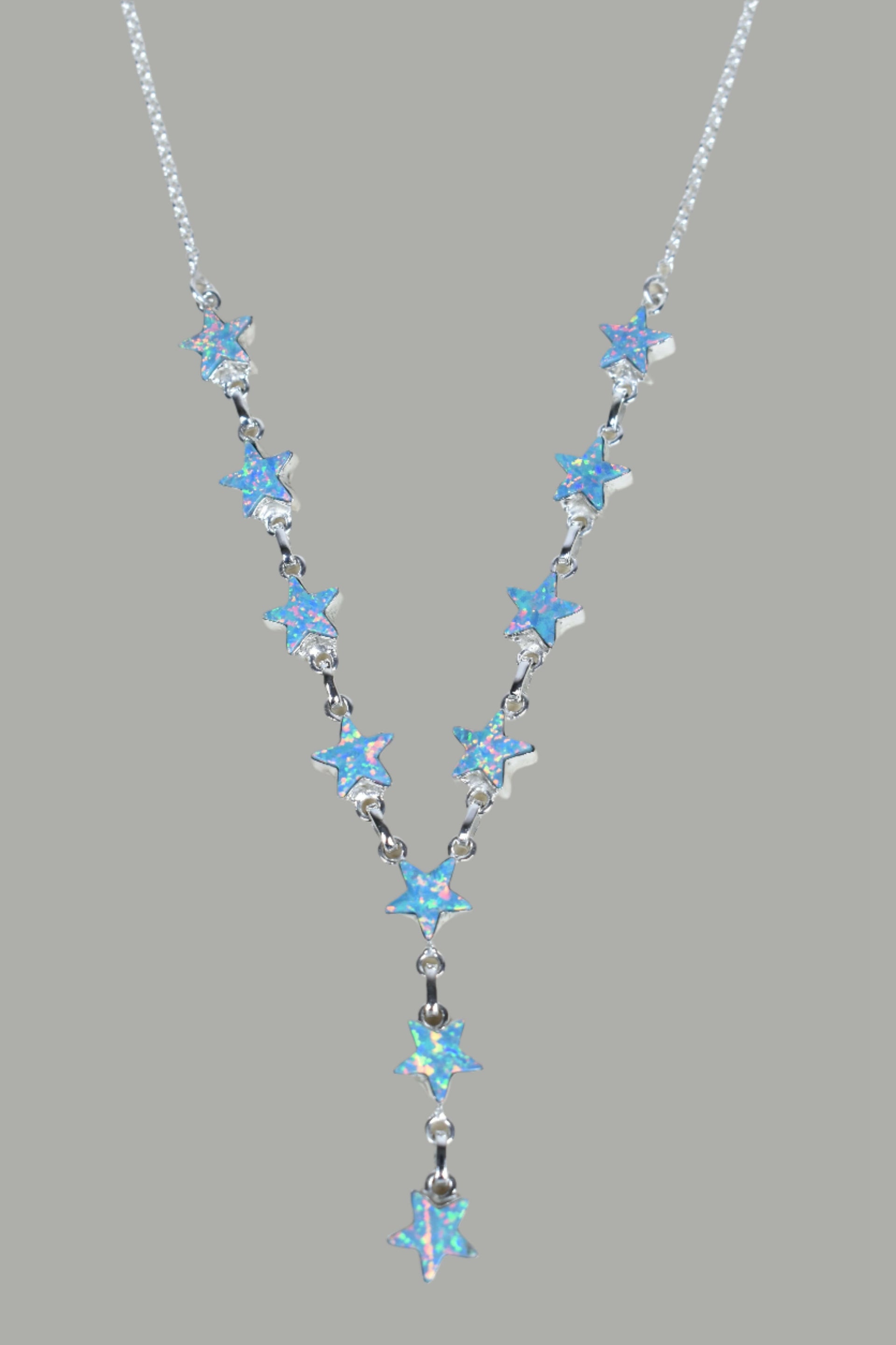 Star Studded Cast Necklace-Chain Necklaces-Krush Kandy, Women's Online Fashion Boutique Located in Phoenix, Arizona (Scottsdale Area)