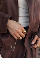 Stainless Steel Irregular Minimalist Band Ring-Jewelry-Krush Kandy, Women's Online Fashion Boutique Located in Phoenix, Arizona (Scottsdale Area)