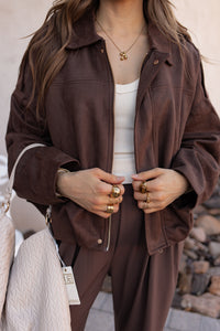 Simply Chic Luxe Suede Jacket