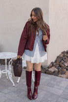 Simply Chic Luxe Suede Jacket-Jackets-Krush Kandy, Women's Online Fashion Boutique Located in Phoenix, Arizona (Scottsdale Area)